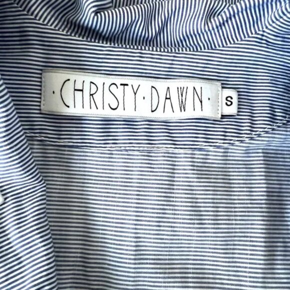 Christy Dawn Piper Dress in Blue Stripe Size S / XS - Picture 8 of 16